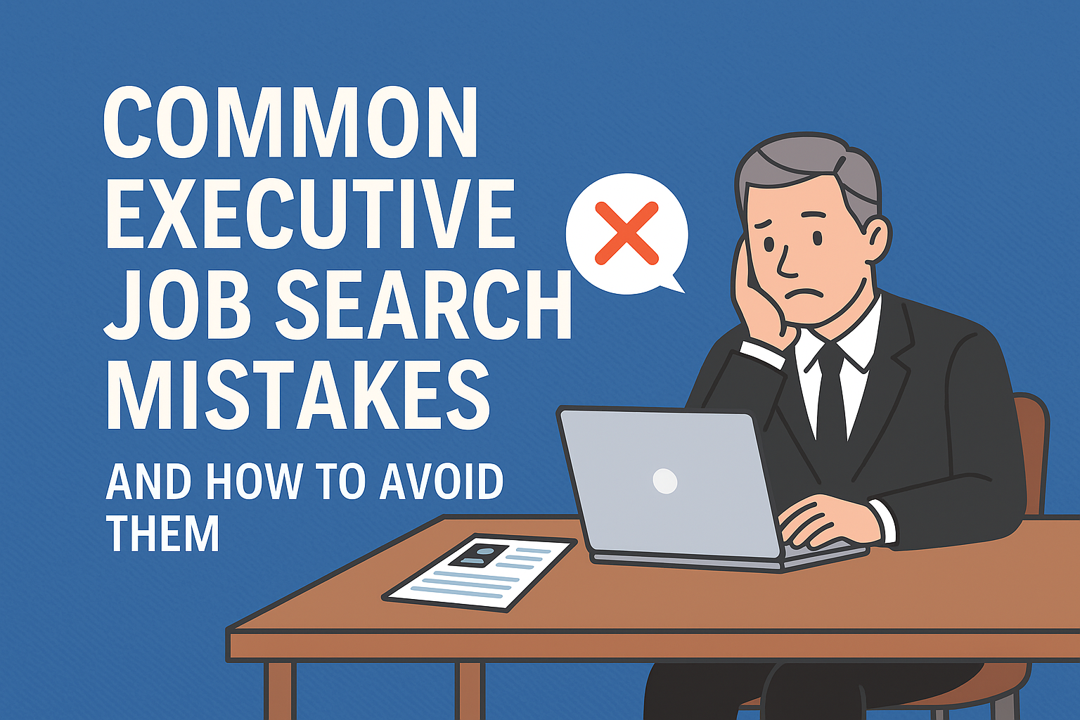 Common Executive job search errors by FSMC Executive Career Services